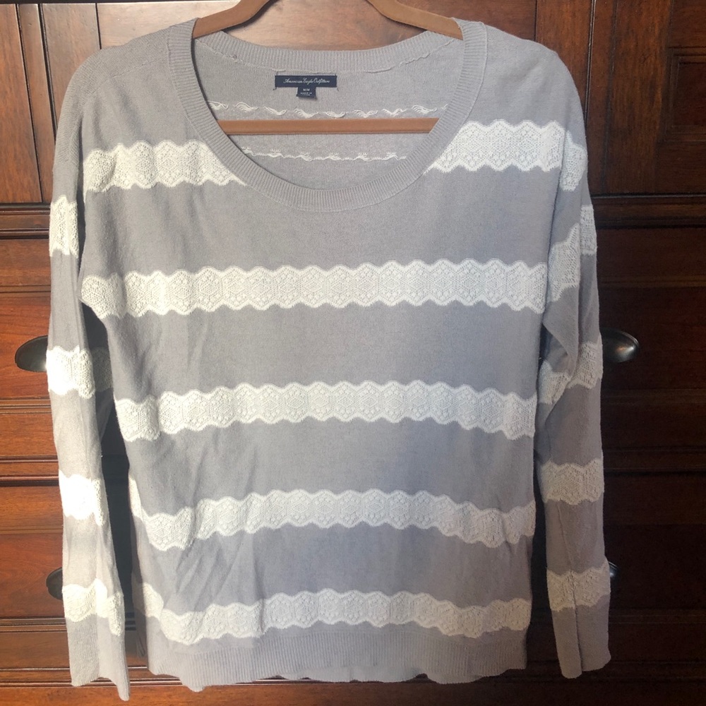 American Eagle Light Lilac Sweater- Size Small